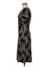 Connected Apparel Paisley Black Cocktail Dress Size 6 - photo 5