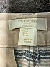 St. Tropez West 100% Linen Stripes Gray Shorts Size 4 - photo 3