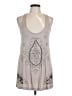 Studio Y Silver Sleeveless Top Size L - photo 1