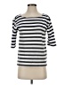 J.Crew 100% Cotton Silver 3/4 Sleeve Top Size S - photo 1