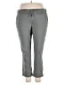 Jag Solid Gray Casual Pants Size XL - photo 1