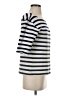 J.Crew 100% Cotton Silver 3/4 Sleeve Top Size S - photo 4