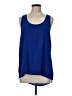 Pleione 100% Polyester Blue Sleeveless Blouse Size M - photo 1