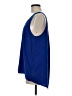 Pleione 100% Polyester Blue Sleeveless Blouse Size M - photo 5