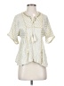 Raga Ivory Short Sleeve Blouse Size XS - photo 1
