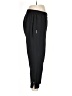 Measure & Made Solid Black Track Pants Size L - photo 4