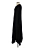 Sun Kim Solid Black Casual Dress Size S - photo 5