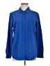Time and Tru 100% Polyester Blue Long Sleeve Blouse Size L - photo 1