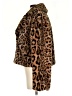 Current Air 100% Polyester Animal Print Brown Black Faux Fur Jacket Size XS - photo 5
