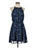 Blue Rain 100% Polyester Paisley Blue Casual Dress Size S - photo 1
