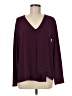 41Hawthorn 100% Polyester Burgundy Long Sleeve Blouse Size M - photo 1