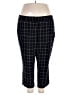 Evri Plaid Black Dress Pants Size 22W - photo 1