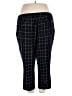Evri Plaid Black Dress Pants Size 22W - photo 2