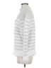 Kinross 100% Cotton Stripes Silver Turtleneck Sweater Size M - photo 5