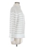 Kinross 100% Cotton Stripes Silver Turtleneck Sweater Size M - photo 4