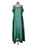 Assorted Brands 100% Polyester Green Casual Dress Size XL - photo 1