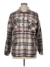 Unbranded 100% Polyester Plaid Brown Jacket Size XL - photo 1