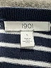1901 Stripes Blue Black Short Sleeve Turtleneck Size S - photo 7