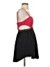 Silence and Noise Color Block Red Black Cocktail Dress Size XS - photo 4