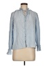 Assorted Brands Blue Long Sleeve Blouse Size M - photo 1