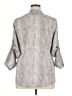 Calvin Klein 100% Polyester Paisley Gray 3/4 Sleeve Blouse Size XL (estimated) - photo 2