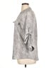 Calvin Klein 100% Polyester Paisley Gray 3/4 Sleeve Blouse Size XL (estimated) - photo 5
