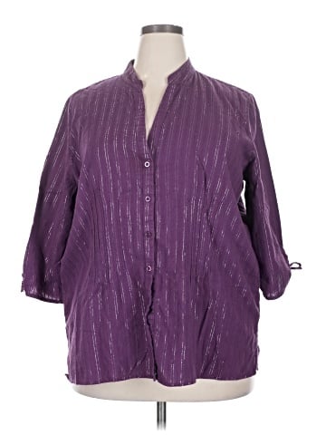 Route 66 3/4 Sleeve Button-Down Shirt (view 1)
