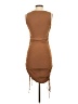 Lioness Solid Brown Cocktail Dress Size S - photo 2