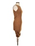Lioness Solid Brown Cocktail Dress Size S - photo 4