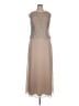Alex Evenings 100% Polyester Tan Cocktail Dress Size 14 - photo 1