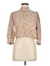 Rolla's 100% Viscose Floral Gold 3/4 Sleeve Blouse One size - photo 1