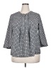 Croft & Barrow Gray 3/4 Sleeve Blouse Size XXL - photo 1