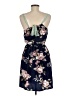 Unbranded Floral Blue Casual Dress Size M - photo 2