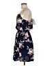 Unbranded Floral Blue Casual Dress Size M - photo 5
