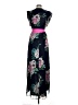 Eliza J 100% Polyester Floral Black Cocktail Dress Size 8 - photo 2