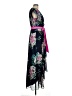 Eliza J 100% Polyester Floral Black Cocktail Dress Size 8 - photo 4