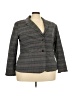 Sag Harbor 100% Polyester Plaid Gray Blazer Size 20 - photo 1
