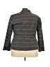 Sag Harbor 100% Polyester Plaid Gray Blazer Size 20 - photo 2