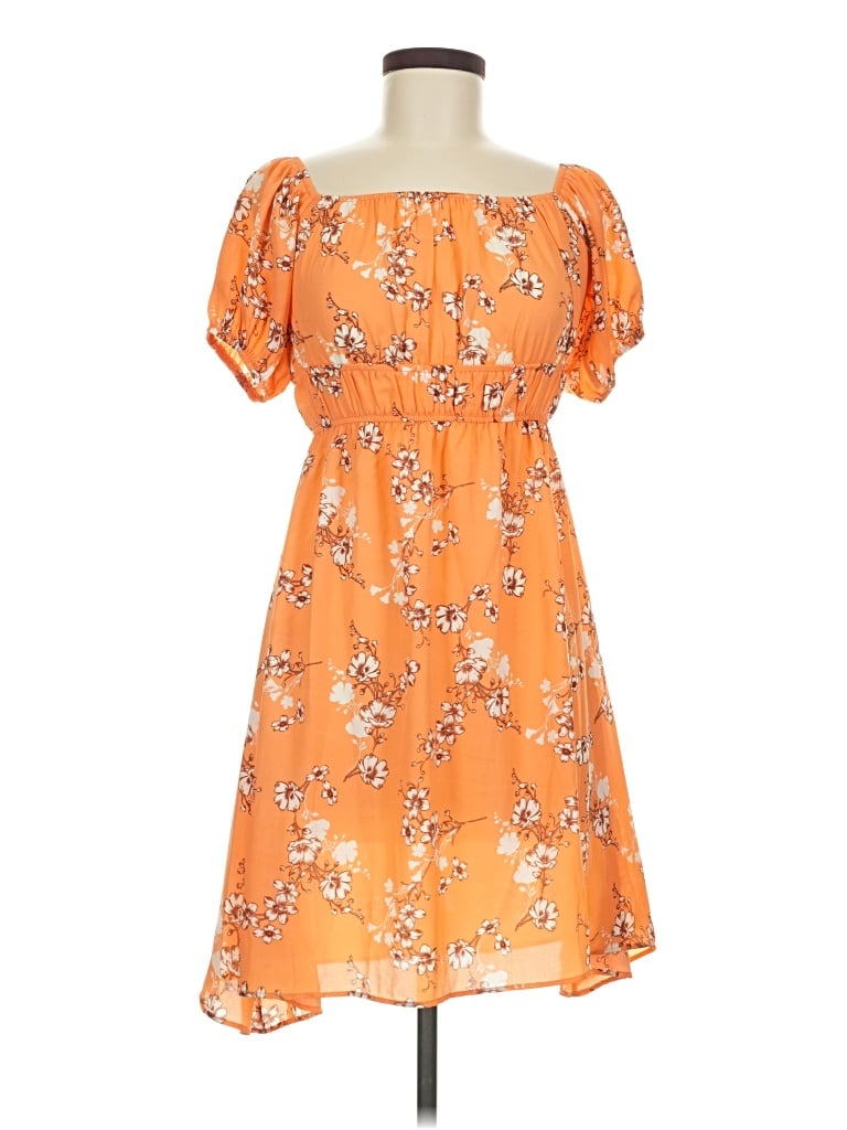 Pre-owned Love Ady Casual Dress In Orange