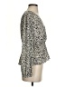 Sadie & Sage 100% Polyester Ivory Long Sleeve Blouse Size S - photo 4