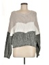 Wishlist Color Block Gray Pullover Sweater Size M - photo 1