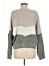 Wishlist Color Block Gray Pullover Sweater Size M - photo 2