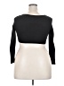 Unbranded 100% Polyester Black 3/4 Sleeve Top Size 24 - photo 2