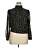 1.State 100% Polyester Black Long Sleeve Blouse Size XL - photo 1