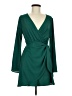 VICI 100% Polyester Solid Green Cocktail Dress Size M - photo 1