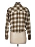 Forever 21 Plaid Yellow Long Sleeve Button-Down Shirt Size M - photo 2