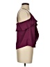 Shyanne 100% Polyester Burgundy Sleeveless Blouse Size XS - photo 4