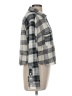 American Eagle Outfitters 100% Cotton Plaid Silver Long Sleeve Button-Down Shirt Size M - photo 4