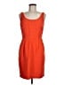 Ann Taylor Solid Orange Cocktail Dress Size 6 - photo 1