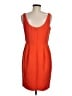 Ann Taylor Solid Orange Cocktail Dress Size 6 - photo 2